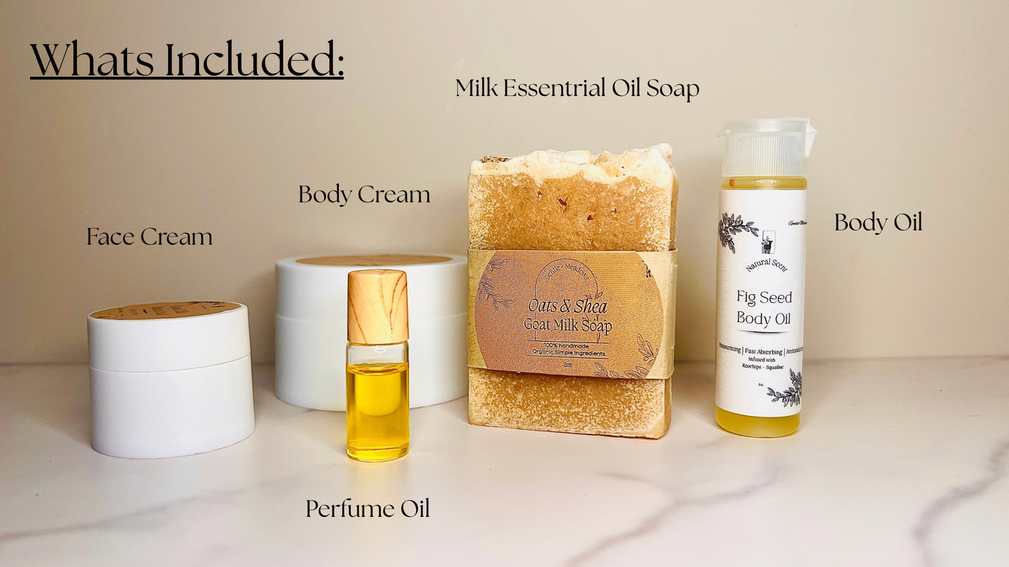 Mini Spa Kit – Natural Skincare Gift Set for Self-Care & Travel